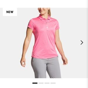 FootJoy Women's Pink Golf Shirt Polo Size Large NWT